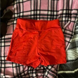 petite xxs red shorts